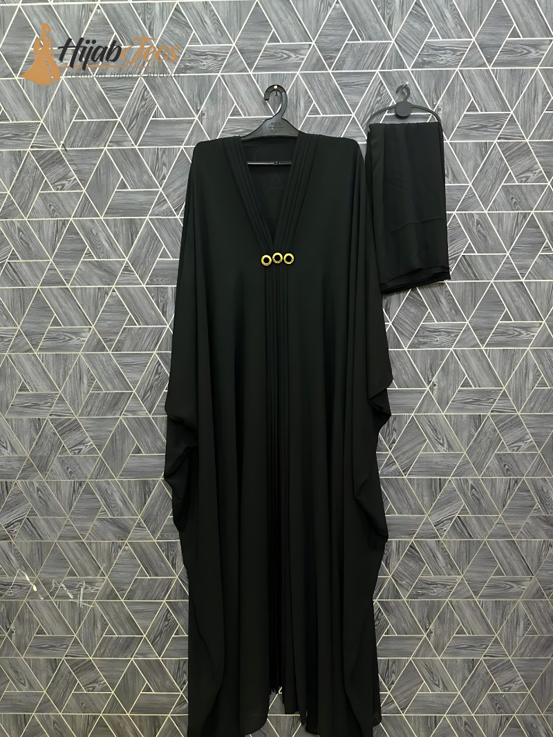 3 Buttons Beggy Abaya