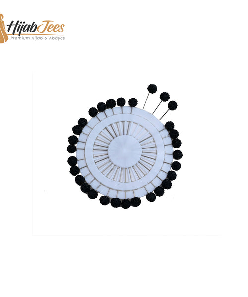 Hijab pin wheel black