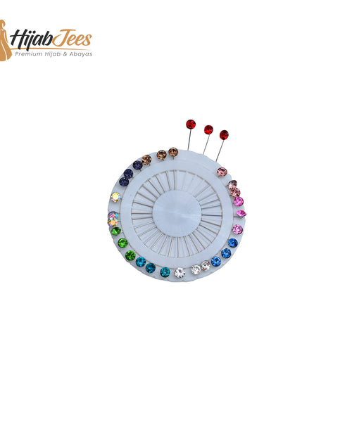 Hijab pin wheel multi color