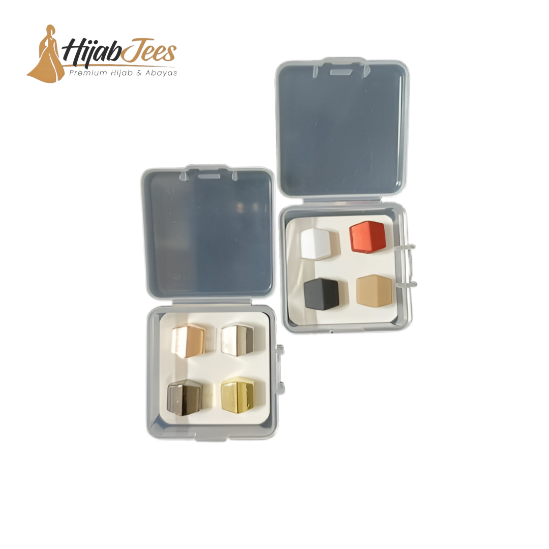 Hijab Magnet Square - Pack Of 4 Colours