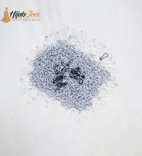 Hijab Pins 50Pcs - White & Black