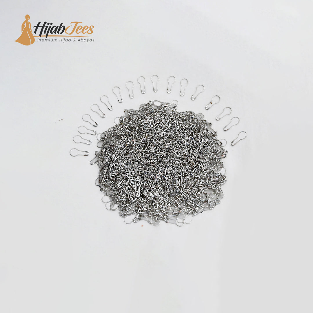 Hijab Pins 50Pcs - Silver