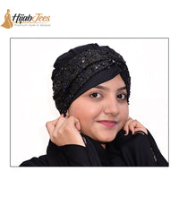 Graceful Hijab Cap - Black