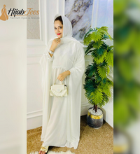 White Pearl Angel Abaya