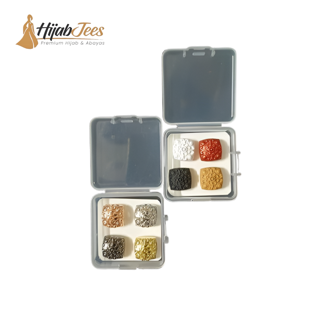 Hijab Magnet Texture - Pack Of 4 Colours