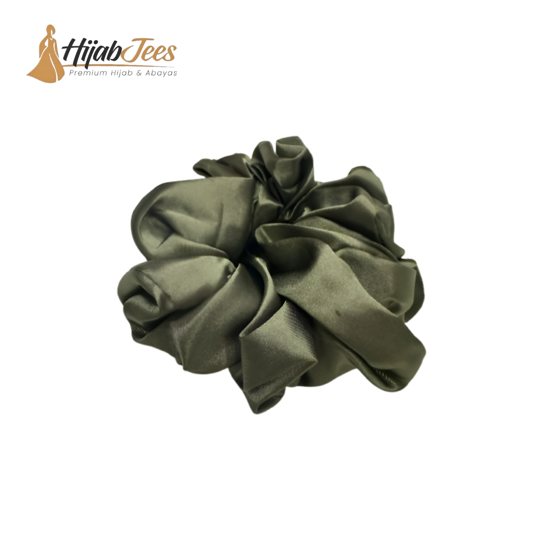 Olive Green Scrunchie
