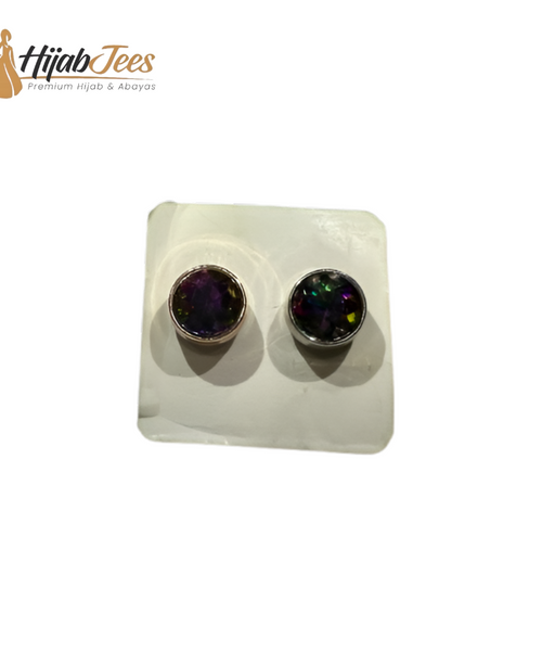 Crystal Dome Magnetic Hijab Pins