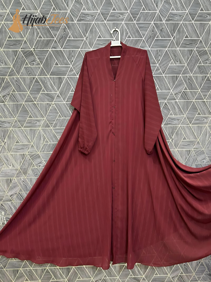 Moonlight Abaya (Maroon)