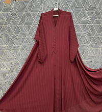 Moonlight Abaya (Maroon)