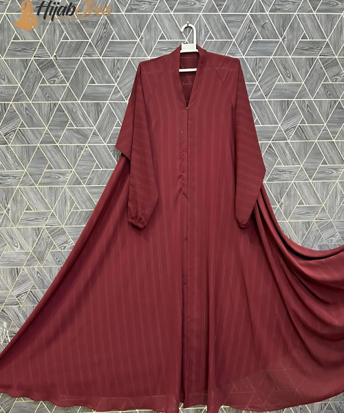 Moonlight Abaya (Maroon)