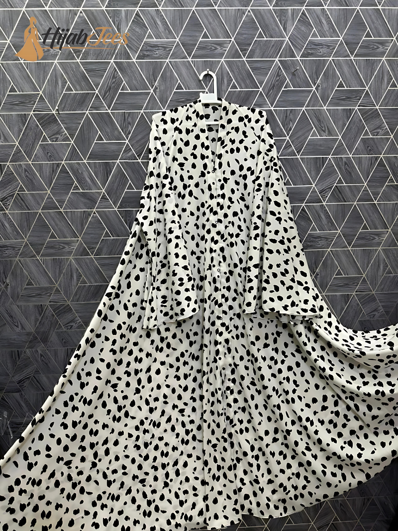 Moon Dusk Printed Abaya