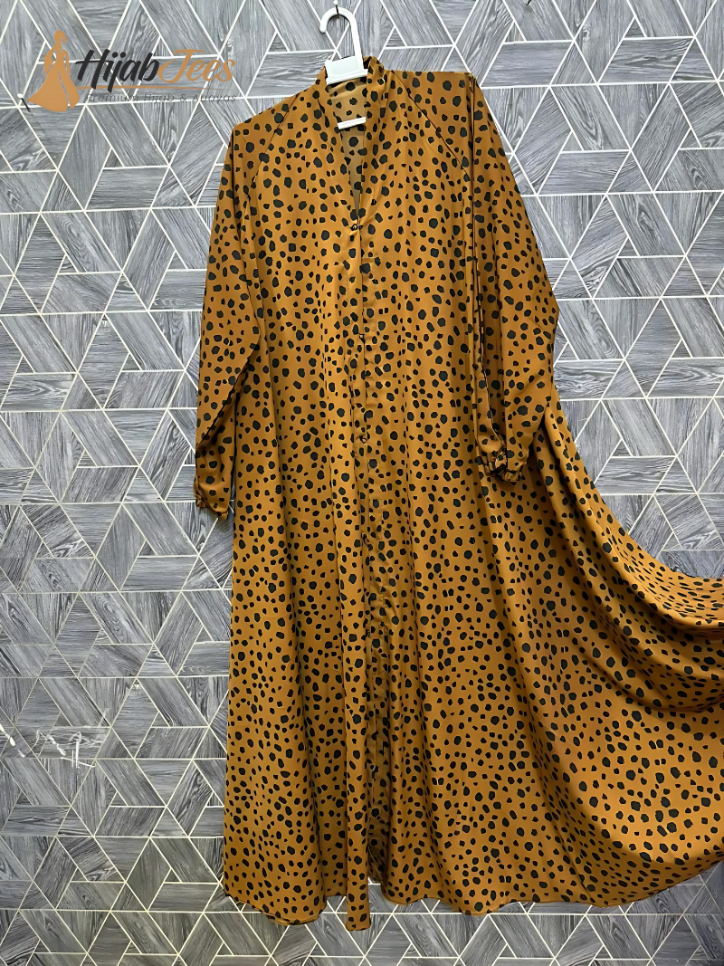 Verdant Mirage Printed Abaya