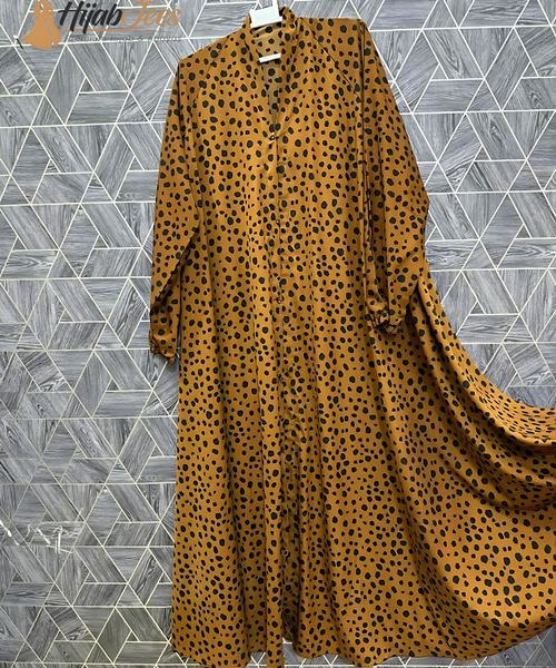 Verdant Mirage Printed Abaya