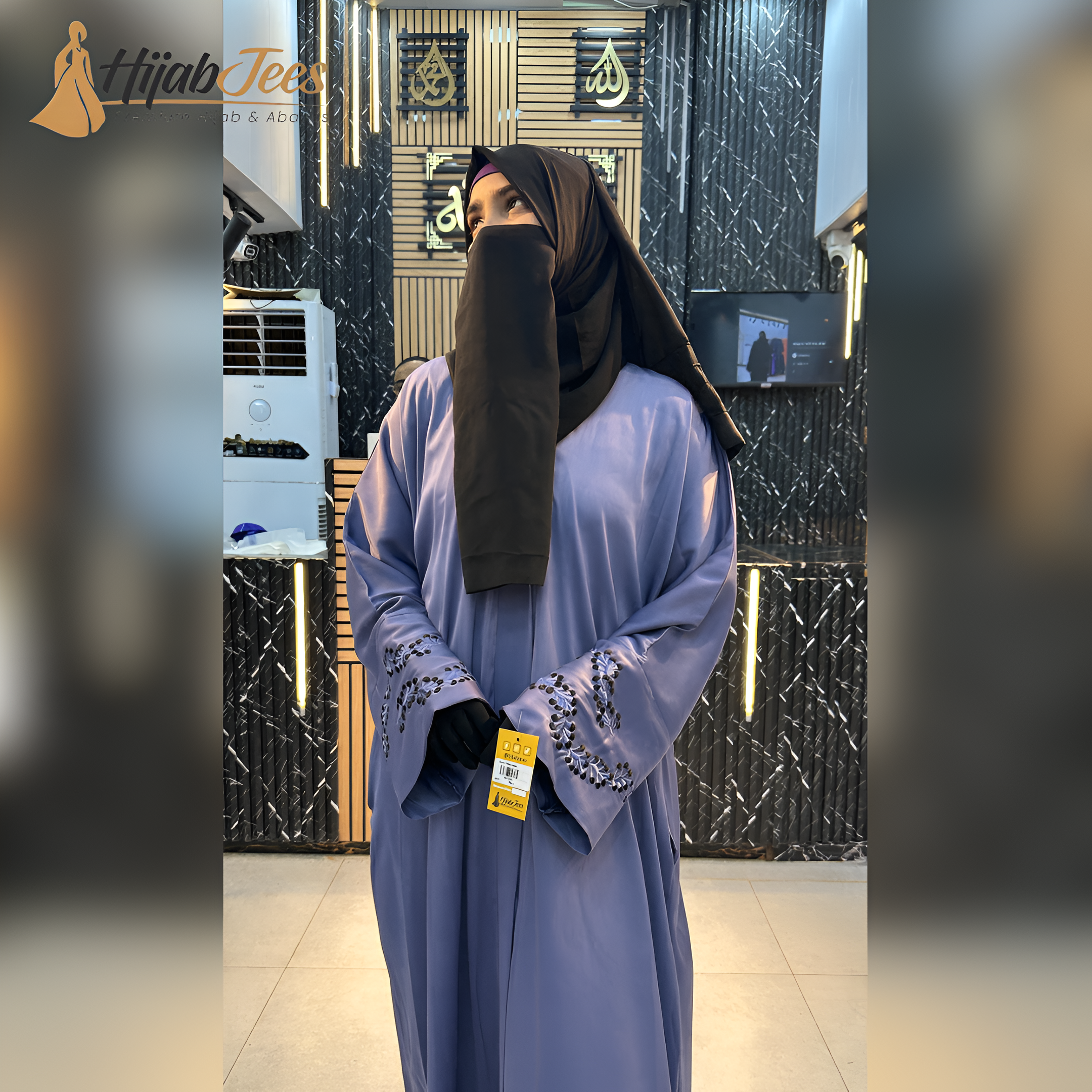 Lavender Charm Abaya