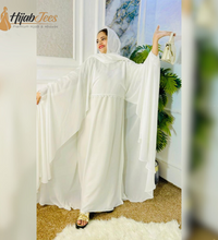 White Pearl Angel Abaya