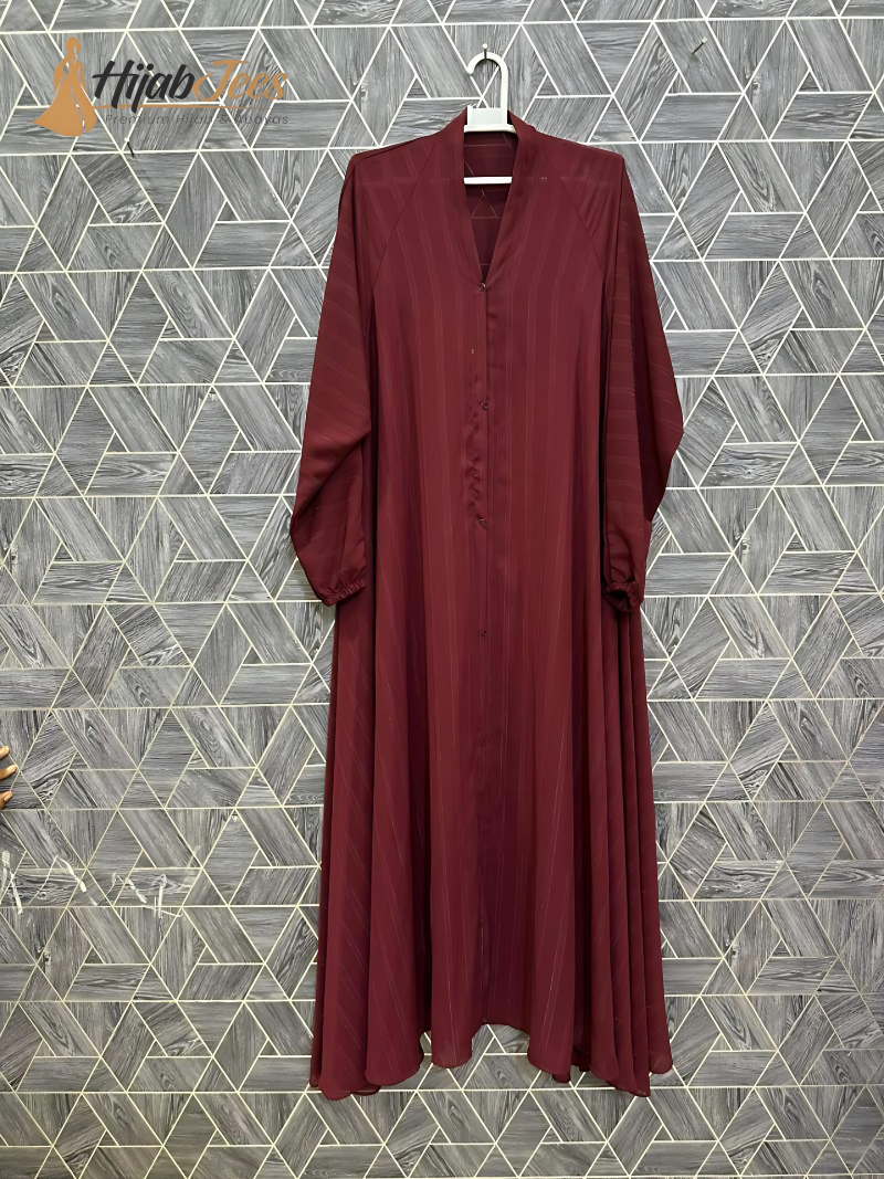 Moonlight Abaya (Maroon)