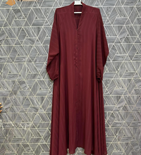 Moonlight Abaya (Maroon)