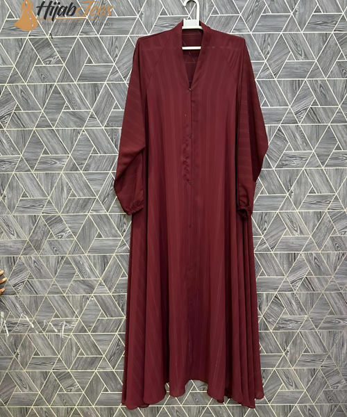 Moonlight Abaya (Maroon)