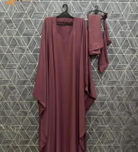 Tie Abaya (Dusty Rose)