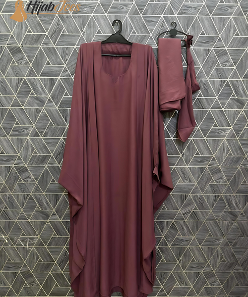 Tie Abaya (Dusty Rose)