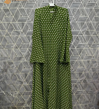 Verdant Whisper Printed Abaya