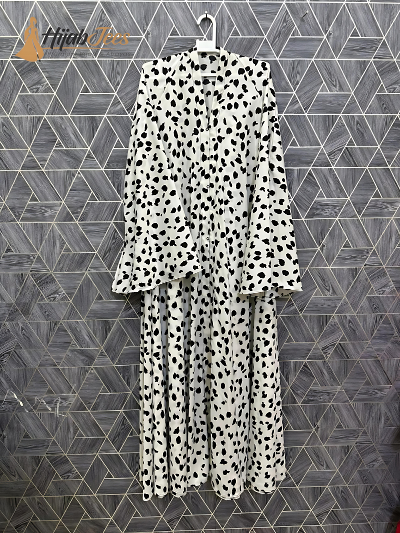 Moon Dusk Printed Abaya