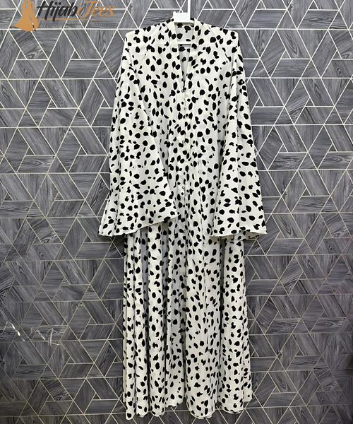 Moon Dusk Printed Abaya