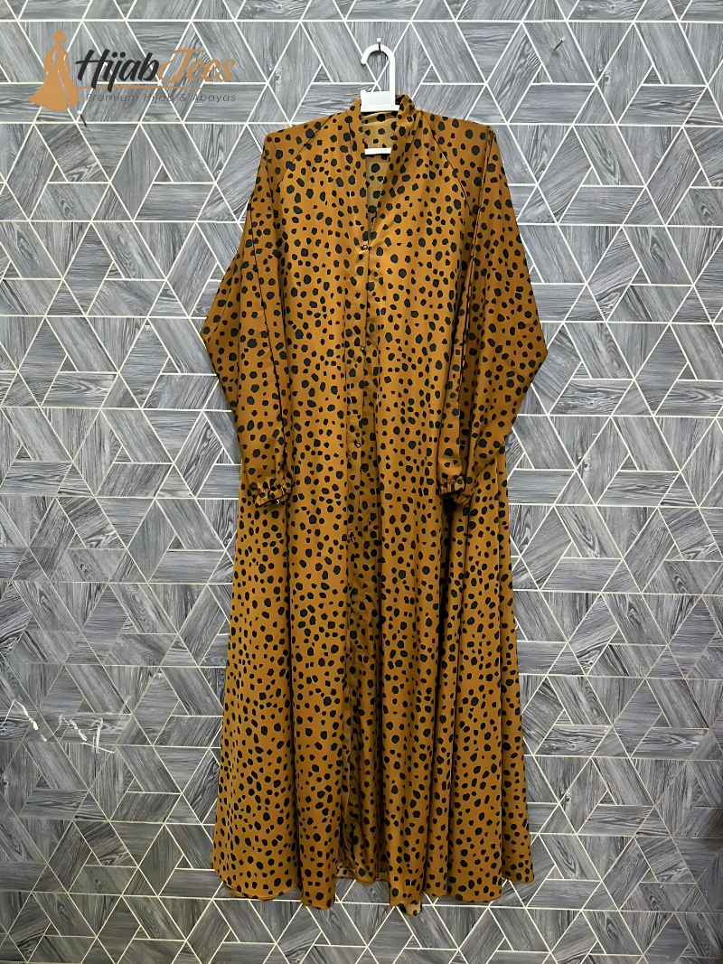 Verdant Mirage Printed Abaya