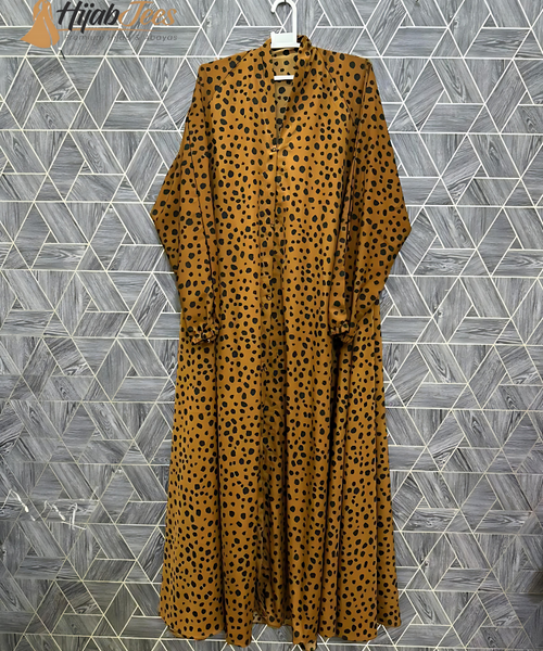 Verdant Mirage Printed Abaya