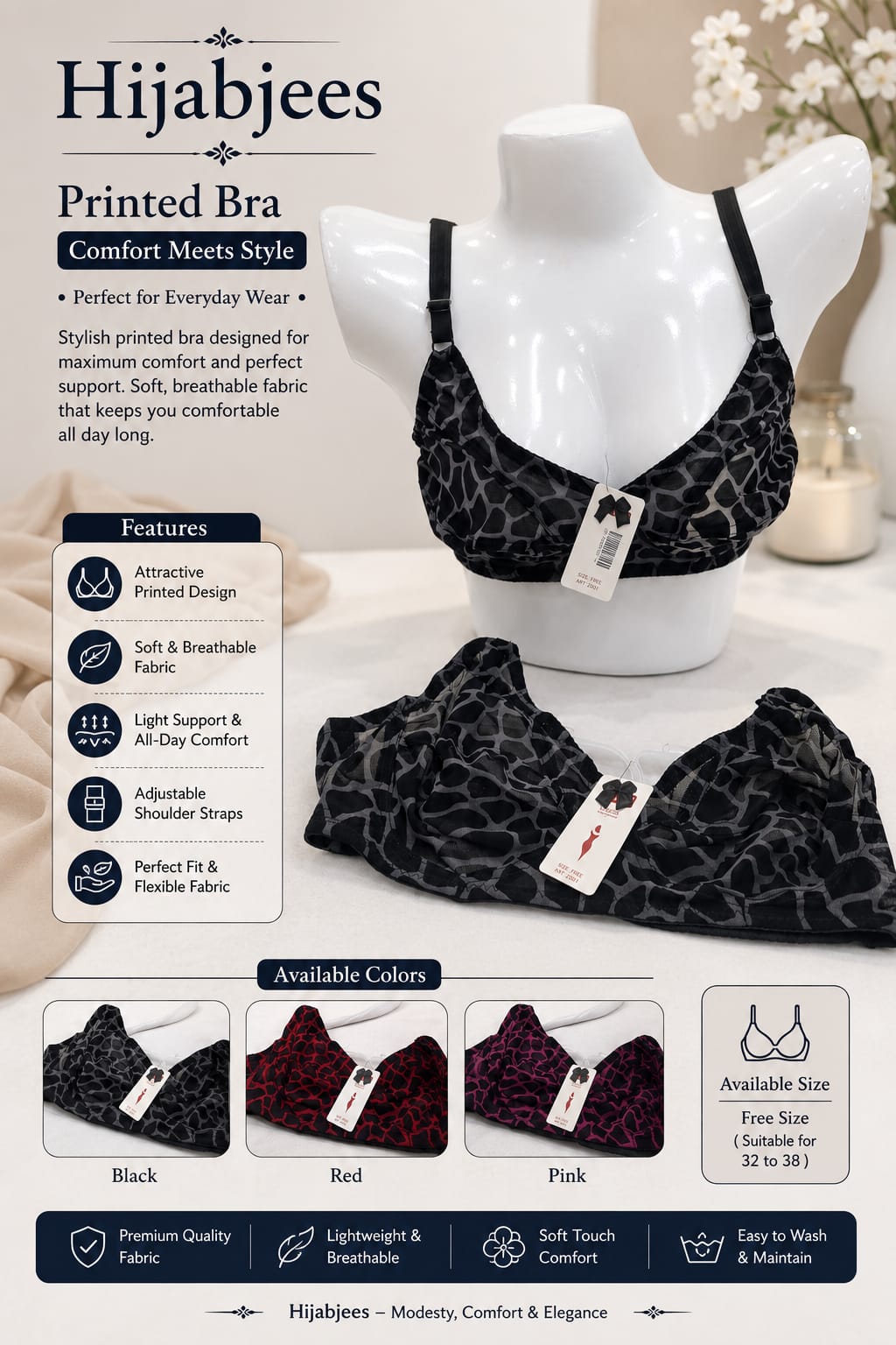 Lace Night Bra
