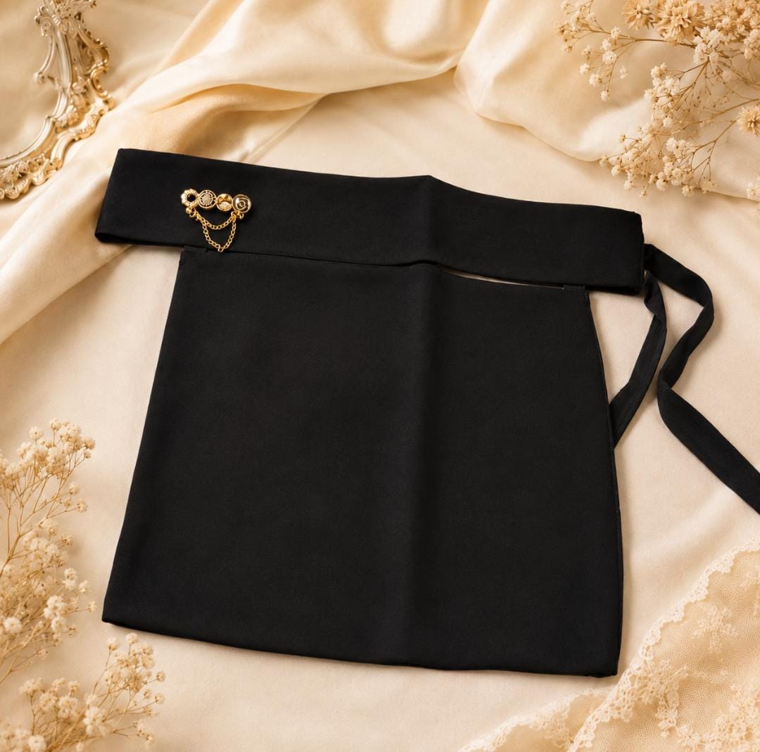 Premium Black Designer Niqab